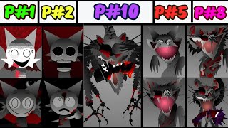 Phase 1 VS Phase 2 VS Phase 3 VS Phase 4 VS Phase 5 VS Phases 611 in Incredibox Sprunki  MB [upl. by Iddo]