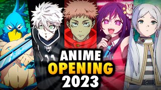 ANIME OPENING QUIZ 🔊🎶 2023 EDITION The best Anime Openings of 2023🔥 [upl. by Roskes]