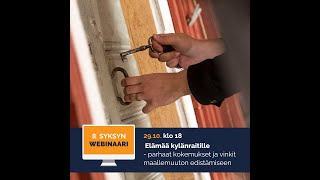 Webinaari Elämää kylänraitille [upl. by Agneta]