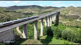 TRAINSPOTTING VOL 5602 AVES Renfe desde el Cielo UHD 4K [upl. by Nesyla]