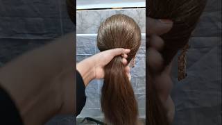 Just 5 minutes Hairstyle  Easy amp Beautiful French Roll Bun  Dont Miss This It  youtubeshorts [upl. by Anattar]