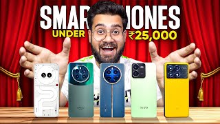 Top 5 Best Mobile Phones Under ₹25000⚡ Flipkart amp Amazon 2024  Best Phone Under 25000 😱 [upl. by Dragon961]