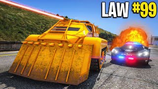 Breaking 100 Laws with Crazy Cars in GTA 5 RP [upl. by Notserk]