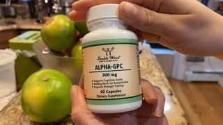 Alpha GPC Choline Brain Supplement  Product Review [upl. by Enyaj423]