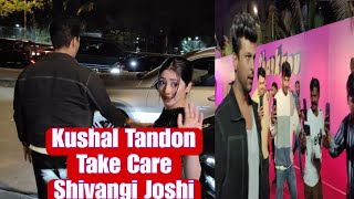 Watch How Kushal Tandon to Shivangi Joshi Take Car Dont Miss End When He Open The Car Door for Her [upl. by Ahtenek602]