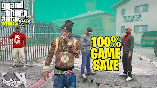 How to install 100 Game Save 2020 GTA 5 MODS [upl. by Garrick]