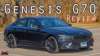 2023 Genesis G70 Sport Prestige Review  Stretching Your Dollar [upl. by Anemolif]