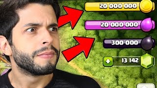 COMO EU FIZ ISSO HACK GASTANDO 40 MILHÕES DE RECURSOS CLASH OF CLANS [upl. by Frye]