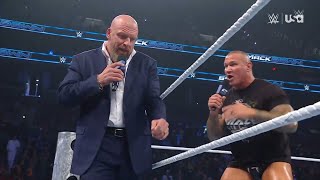 Randy Orton breaks protocol by calling out Triple H in the Ring Smack Down Oct 25 2024 [upl. by Armington]