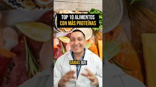 Top 10 alimentos con más proteínas para tu dieta proteinas [upl. by Hennessey]