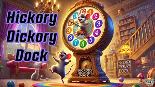 Hickory Dickory Dock Song 🎶  Fun Time on the Clock 🕒 NurseryRhyme KidsDance [upl. by Plank]