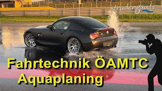 Wachauring Melk  Fahrtechnik ÖAMTC  Aquaplaning [upl. by Elin348]