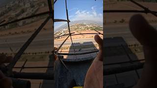 Spiderman parkour running pov 😂parkourfreerun rooftop parkourlife shortslife [upl. by Merritt]