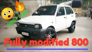 ModifiedMaruti Suzuki 800  Honest Owner perspective  All About Modification Cost CarSchool [upl. by Porett]