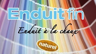 Enduit Fin  Enduit à la chaux [upl. by Azrim]