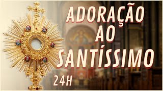 DOMINGO DE ADORAÇÃO AO SANTÍSSIMO SACRAMENTO  LIVE AO VIVO  ADEMIR PEREIRA  Frei Gilson [upl. by Annawd]