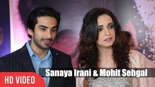 Sanaya Irani with husband Mohit Sehgal Media Interaction  4th Yash Chopra National Memorial Award [upl. by Gere]