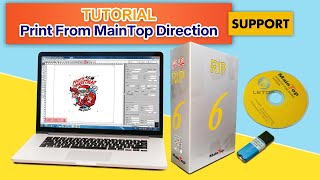 🔥 MainTop Tutorial How to Install and Print from MainTop Direction [upl. by Oram]