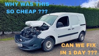 WE BOUGHT THE CHEAPEST WRECKED MERCEDES VAN IN THE UK [upl. by Amy]