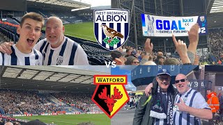 WBA VS WATFORD VLOG LAST MINUTE CRACKERAS ALBION GRAB A LATE POINT [upl. by Lorrie274]