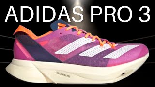 Adidas Adizero Adios Pro 3 Review By An Everyday Runner [upl. by Arimahs]