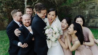 Taronga Zoo Sydney Wedding  Austin and Yukino  Film [upl. by Awhsoj]