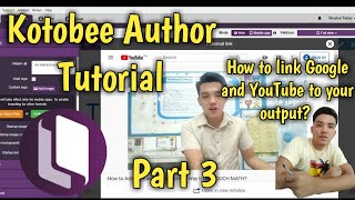 Kotobee Author Tutorial Part 3  How to Link to Google and Youtube  Tagalog [upl. by Mathia]