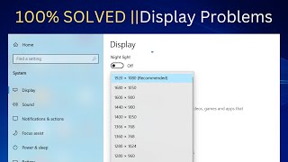 ✅100 SOLVED  Screen Resolution Problem Windows 10  Easy Methods [upl. by Viquelia]