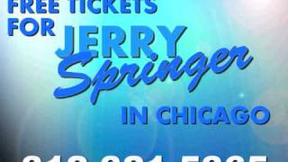 Jerry Springer Tickets Promo [upl. by Aninaj]