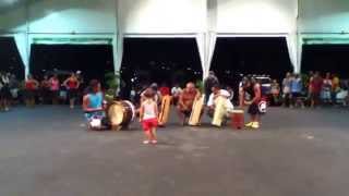 Tahitian drummers and little girl [upl. by Eves]