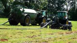 After the Silage  Injecting Slurry with John Deere and HiSpec [upl. by Wetzell137]