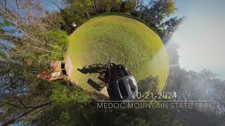 10212024 Medoc Mountain State Park North Carolina  MTB  Insta360 [upl. by Nerhtak]