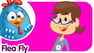 Flea Fly  Lottie Dottie Chicken UK  Nursery Rhymes For Kids [upl. by Hgielar]