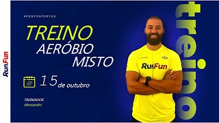 Funcional Aeróbio  Professor Alessandro  15102024  RunFun Assessoria Esportiva [upl. by Skcirdnek]