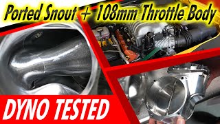 Ported Snout And Throttle Body Worth It For Your Hellcat DYNO TESTED [upl. by Anuahc]