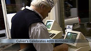 Wisconsin based Culvers celebrates 40th birthday [upl. by Annuahs]