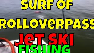 Rollover Pass Jet Ski Fishing Texas Trout Monster [upl. by Narcho]