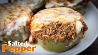 Ninja Foodi Stuffed Peppers  Quick amp EASY recipe [upl. by Halyahs]