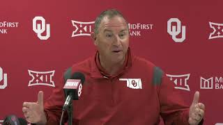 272024 Oklahoma HC Skip Johnson press conference Media Day [upl. by Koenraad]