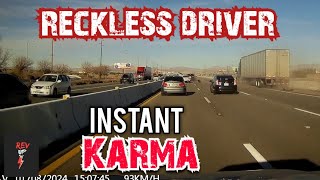 INSTANT KARMA BEST  Drivers busted by cops for speeding brake checks Bad driving Instantjustice [upl. by Myrlene278]