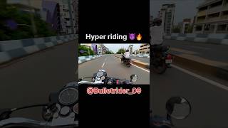 Hyper riding🔥 hyperriding ytshorts bullet350 rider royalenfield standard350 shorts [upl. by Oijimer]