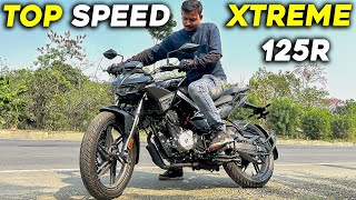 Top Speed Test 2024 Hero Xtreme 125R  Faster Than TVS Raider 125 [upl. by Ninazan]