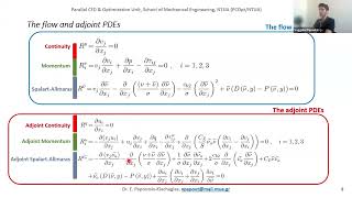 2 Intro to adjoint methods of OpenFOAM for CFDbased optimization  E PapoutsisKiachagias NTUA [upl. by Anneehs]