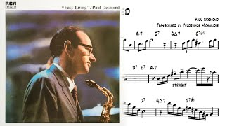 Bewitched  Paul Desmond Transcription [upl. by Kramnhoj726]