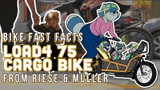 FrontLoading Cargo eBike  Riese amp Müller Load4 75  Bike Fast Facts [upl. by Islehc]