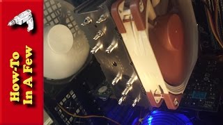 How To Install the Noctua NHU12s CPU Tower Fan [upl. by Atisusej]