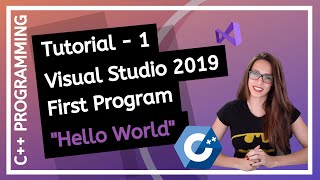 C FOR BEGINNERS 2025  First program “Hello World” using Visual Studio 2019 PROGRAMMING TUTORIAL [upl. by Lauer]