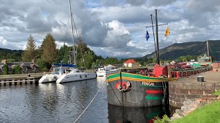 Scotland Walks Caledonian Canal to Loch Ness Fort Augustus [upl. by Lhary]