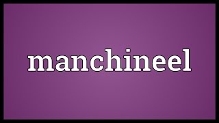 Manchineel Meaning [upl. by Anerrol]