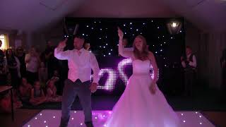 SUPRISE FUNNY FIRST WEDDING DANCE MEDLEY [upl. by Yelhak]